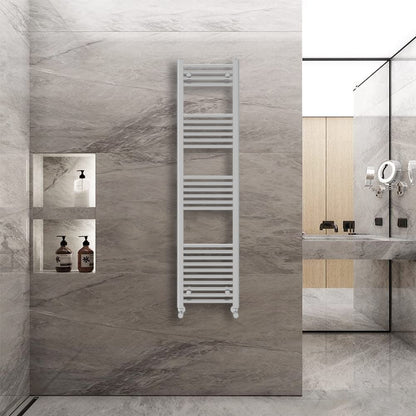 Warmehaus Straight Heated Towel Rail Radiator Ladder Chrome 1600x400mm
