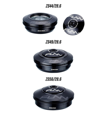 Funn Descend Upper Headset ZS56/28.6, Zero Stack Angular Contact Bearing Upper Headset, Durable and Lightweight Alloy Headset for Mountain Bike, BMX
