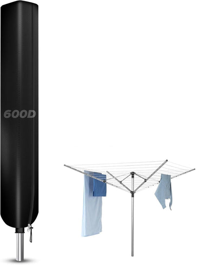 YedZen Rotary Washing Line Cover with Full Zip, 600D Oxford Fabric, 3 Sizes