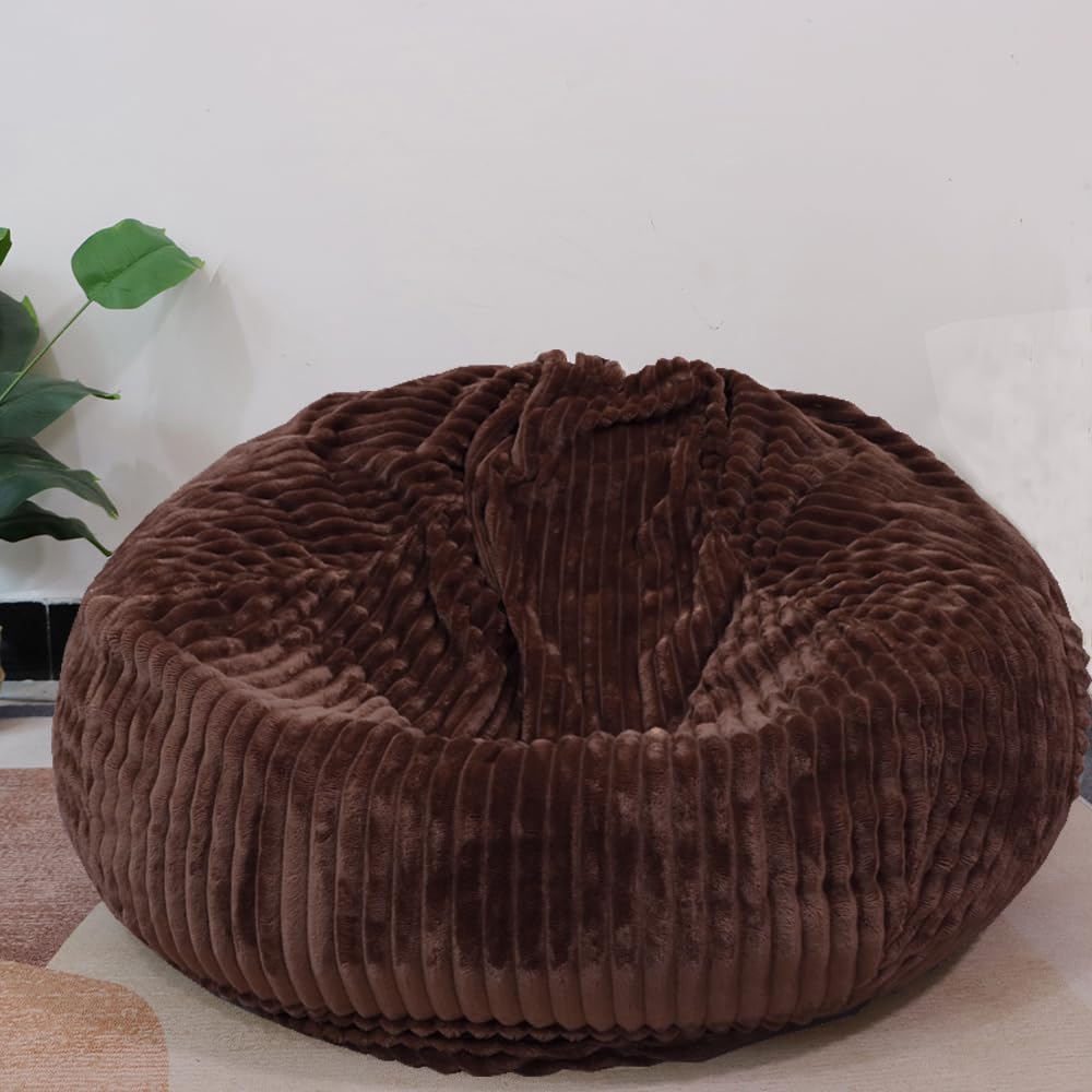 Bestenrose without Filler Bean Bag Cover Stuffed Storage Sofa Chair Cover