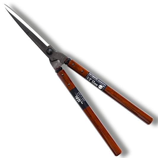 SUIZAN Hedge Shears 575mm - Professional Japanese Garden Clippers for Precise Trimming Gardening Tools