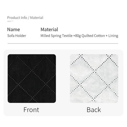 Ginobili Sofa Remote Control Holder Non-Slip Armchair Holders for Couch Recliner with 5 Pockets for Book Etc