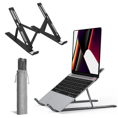 Roe Tenpo Adjustable Laptop Stand for Desk, 6-Angle Laptop Riser Portable Laptop Holder
