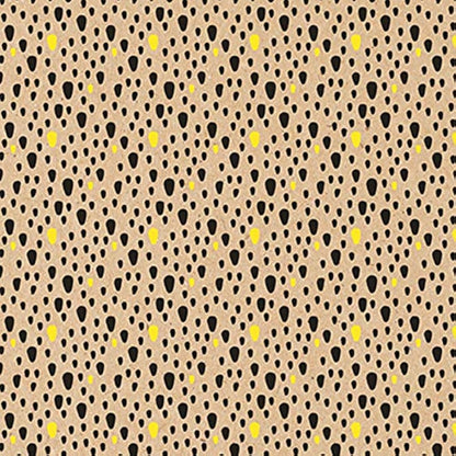 Clairefontaine - Ref 223812C - Recycled Kraft Printed Paper Roll (Single Roll) - 70cm Width x 50m Length, 70gsm 100% Recycled Kraft Paper - Dots Design