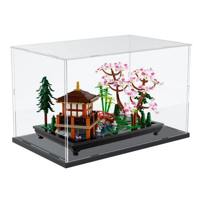 Nynelly Acrylic Display Case for Lego Tranquil Garden 10315 for Lego Ducati 42107 Vespa 10298 Models Figures