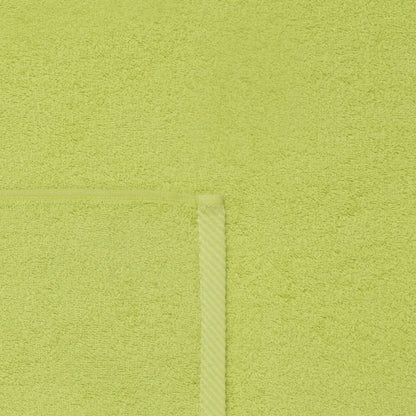 Top Towel - Plus - Bath Towels - 4 Face Towels or Bidet - 30x50cm - 100% Cotton - Lime