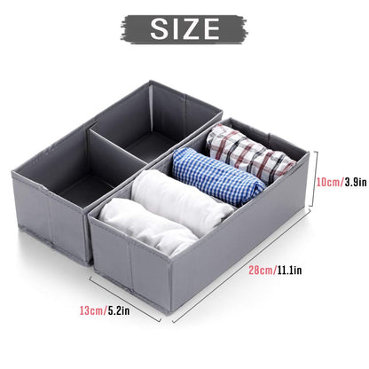 IHOMAGIC Closet Storage Boxes Foldable 2 Pack Small 210D Fabric Foldable Storage Cubes Bin For Adult Baskets Organizer Box Containers Included