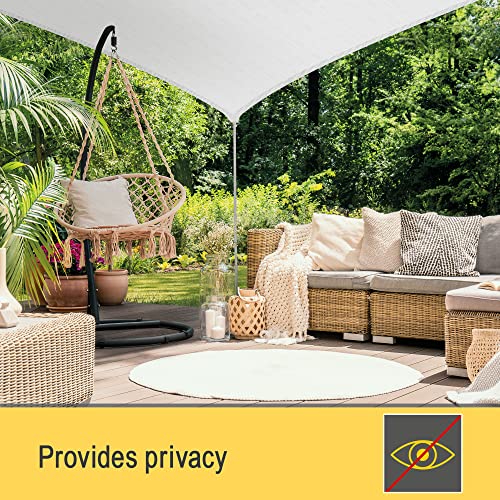 Sol Royal SolVision HS9  Rectangular Sun Shade Sail 4x2 m HDPE Breathable & UV-light resistant Sun Protection for Terrace, Balcony, Pool & Garden
