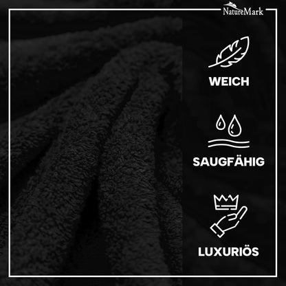 NatureMark Guest Towels - Pack of 20 (30 x 50 cm), 100% Cotton, Oeko-Tex Certified, Soft, Absorbent and Easy to Clean - For Bathroom, Guests & Spa