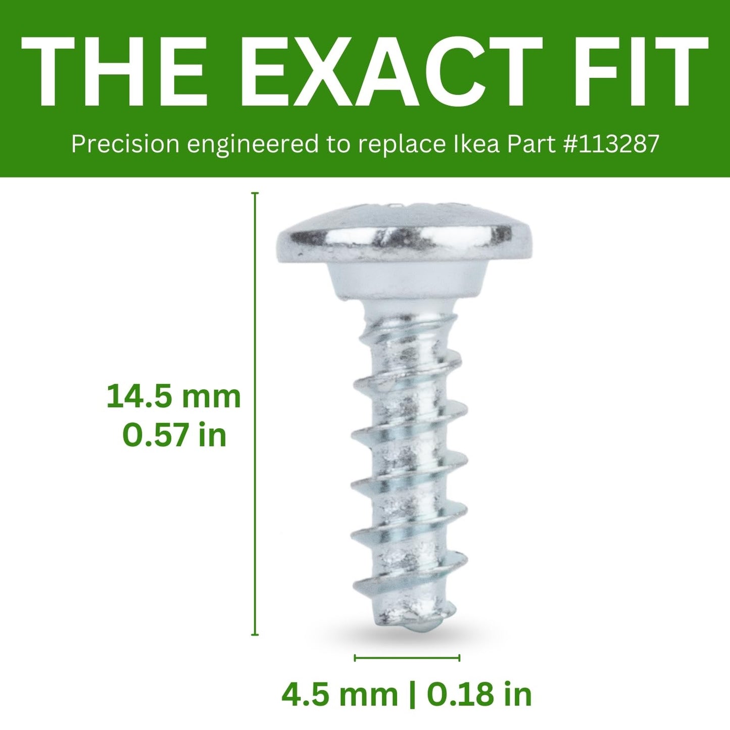 Spare Hardware Parts Replacement for IKEA Furniture Euro Screw with Neck CXN Screw (113287)
