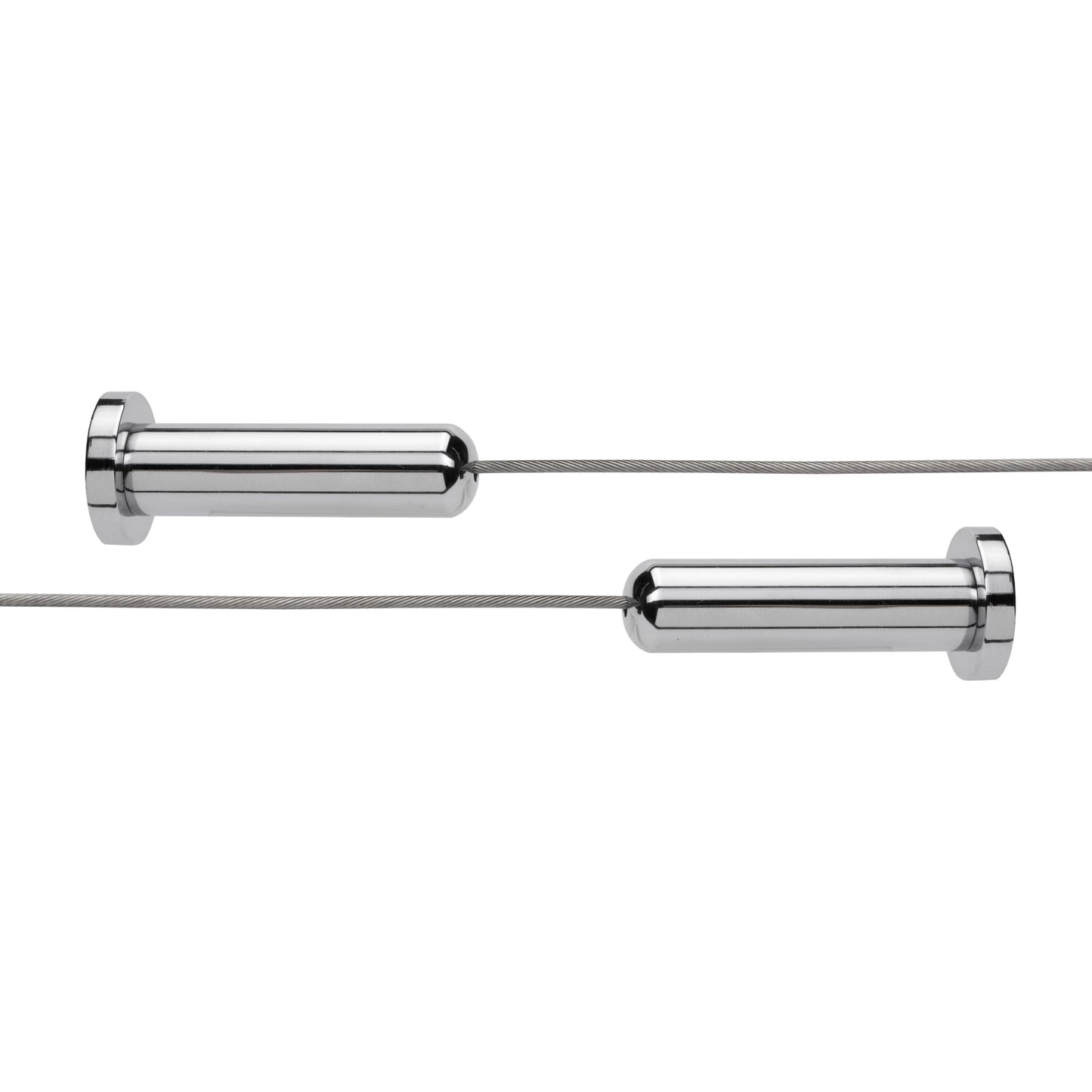 Croydex AD107041 Wireline Cable with 12 Shower Curtain Clips, 3000mm
