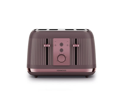 Kenwood Dusk Toaster, 4 Slot Toaster, Reheat, 5 Browning Settings, Defrost And Cancel Functions, Pull Crumb Tray, TFP30.000PU, 1800W, Twilight Purple