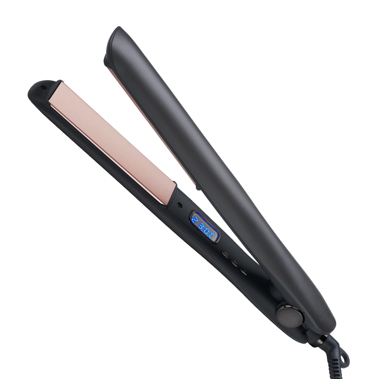 Hair Straighteners for Women,3cm Ceramic Plate 100? to 230? Inside Temp Button LED Digital Display Hair Straightener 2m 360 ? Swivel Cord for Thick