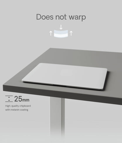 Desktronic Table Top 200 x 80 cm Desk Top - Perfect for Height-Adjustable Desks, Dining Tables and More - Made in Europe