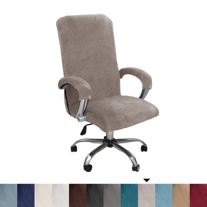 Bestenrose Velvet Office Chair Cover Stretch Computer Desk Armchair Covers