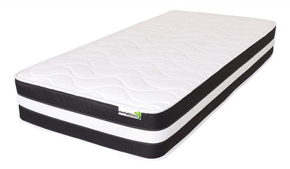 Starlight Beds Cascade Hybrid Small Single Mattress, 2ft6 x 6ft3