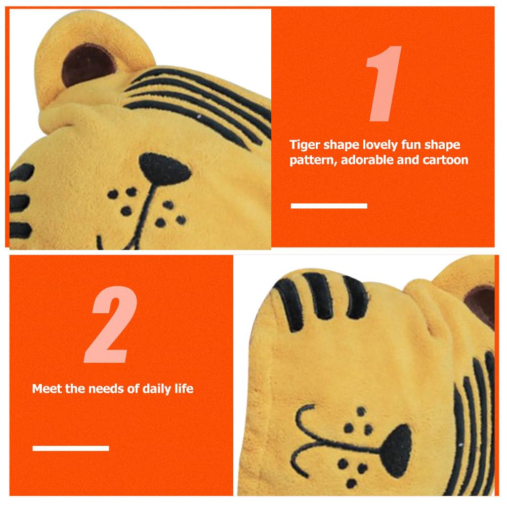 FOMIYES Cartoon Animal Dry Hair Hat for Women and Kids Microfiber Hair Drying Cap Soft Coral Fleece Quick Absorbent Shower Towel Wrap Elastic Fit