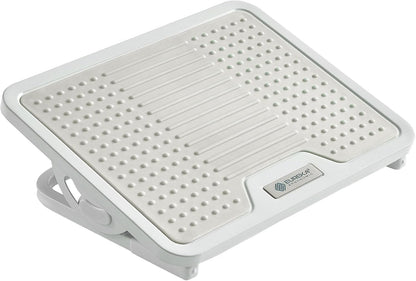 EUREKA ERGONOMIC Foot Rest Under Desk, Ergonomic Adjustable Footstool with Metal Frame, Massage Surface & 3 Height Positions