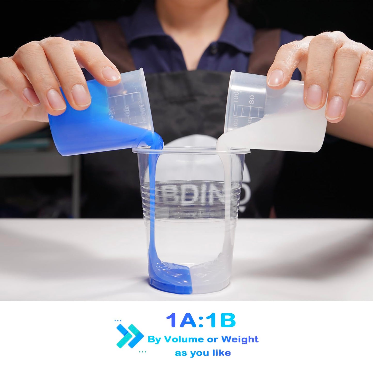 BBDINO Silicone Mould Making Kit, Liquid Silicone for Mould Making 30A, 1:1 by Volume Ideal for Casting Resin/Jewelry Silicone Moulds 4.4 lbs,