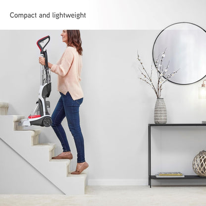 Vax Compact Power Plus Carpet Cleaner | Quick, Compact and Light | Includes additional solutions - CDCW-CPXP, 1.8L, 840W, White/Red