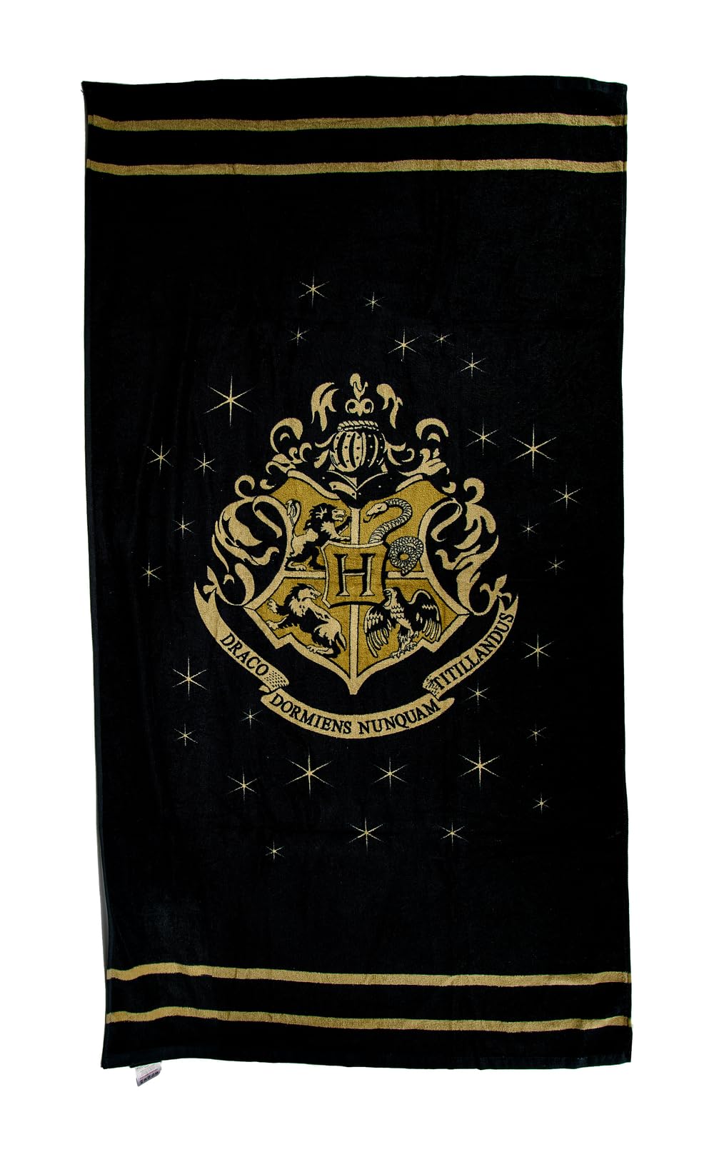 Harry Potter Hogwarts Crest Bath Towel – Large 75x150cm, 100% Cotton, Gift for Fans, Bathroom or Beach Use
