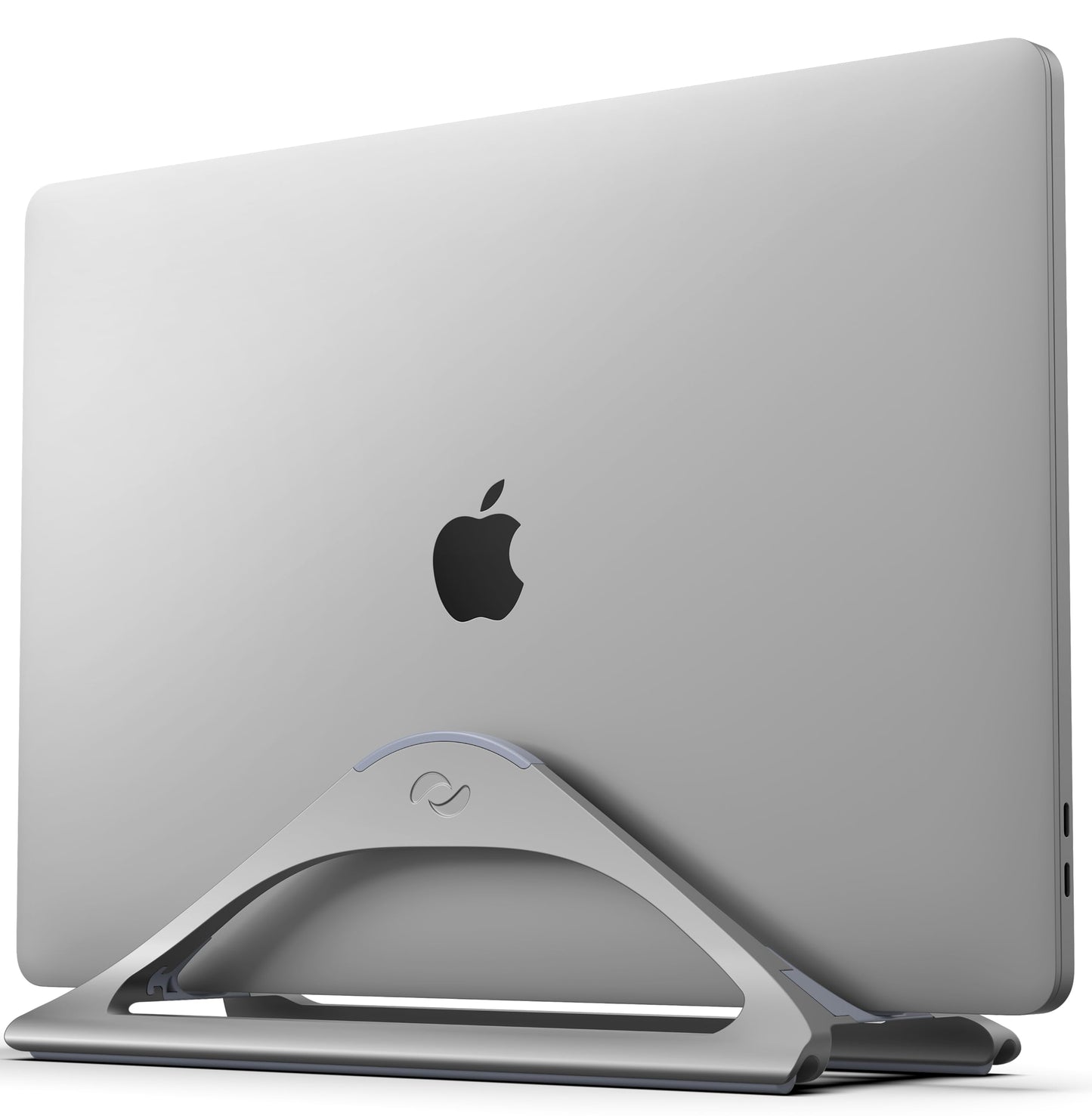 HumanCentric Vertical Laptop Stand for Desks in Space Grey, Upright Adjustable Holder to Dock Apple MacBook, MacBook Pro