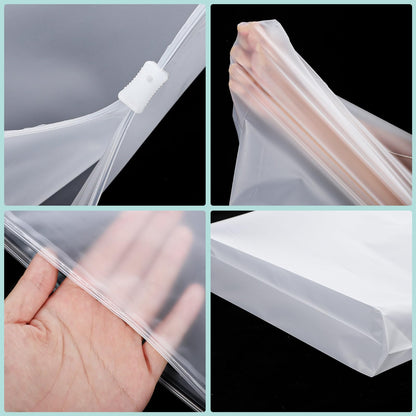 40 Pcs Clear Storage Bags, Reusable Travel Clothes Bags, 50 x 40 CM