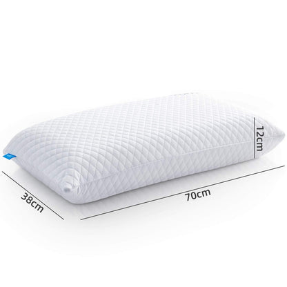 NOFFA Bouncy Orthopedic Neck Support Pillow for Sleeping, Special Foam Deep Sleep Pillow, Bed Pillow for Side, Back, Stomach Sleepers, Removable and