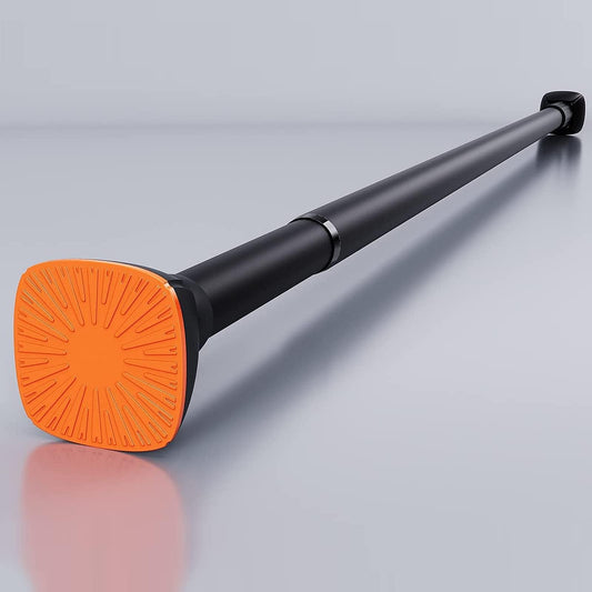 LOLYPOT Telescopic rod, no drilling, never rusty, 64-78 cm, adjustable shower curtain rail, clamping rod, curtain rod for clamping, curtain rail,