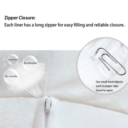 POHOVE Bean Bag Chair Cover, Stocking Inner Liner for Bean Bag Chair No Filler (L:100x120CM)