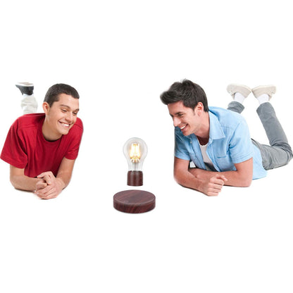 VGAzer Magnetic Levitating Floating Wireless LED Light Bulb Desk Lamp for Unique Gifts, Room Decor, Night Light, Home Office Decor Desk Tech Toys