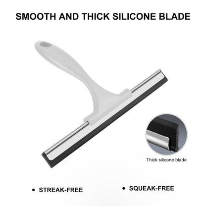 SetSail Shower Squeegee for Glass Doors, 25cm, Grey