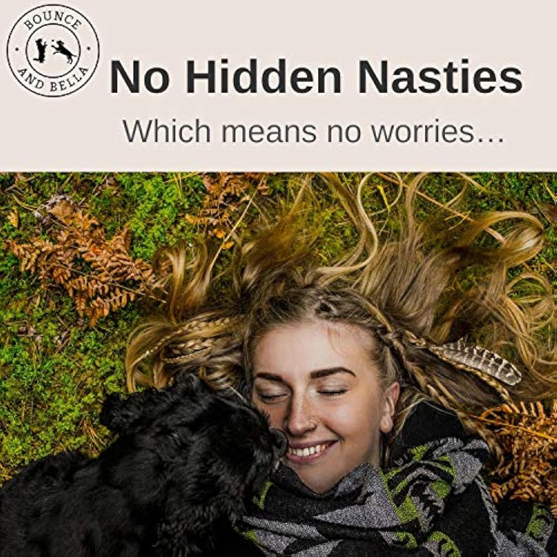 Bounce and Bella Pure Duck Nibbles – 100% Natural, Single-Ingredient Dog Treats – Grain-Free, No Nasties, Perfect for Puppies & Dogs of All Ages (5 Pack)