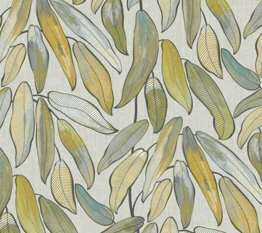 Edinburgh Weavers Tropical Leaf Curtain Upholstery Fabric By The Metre