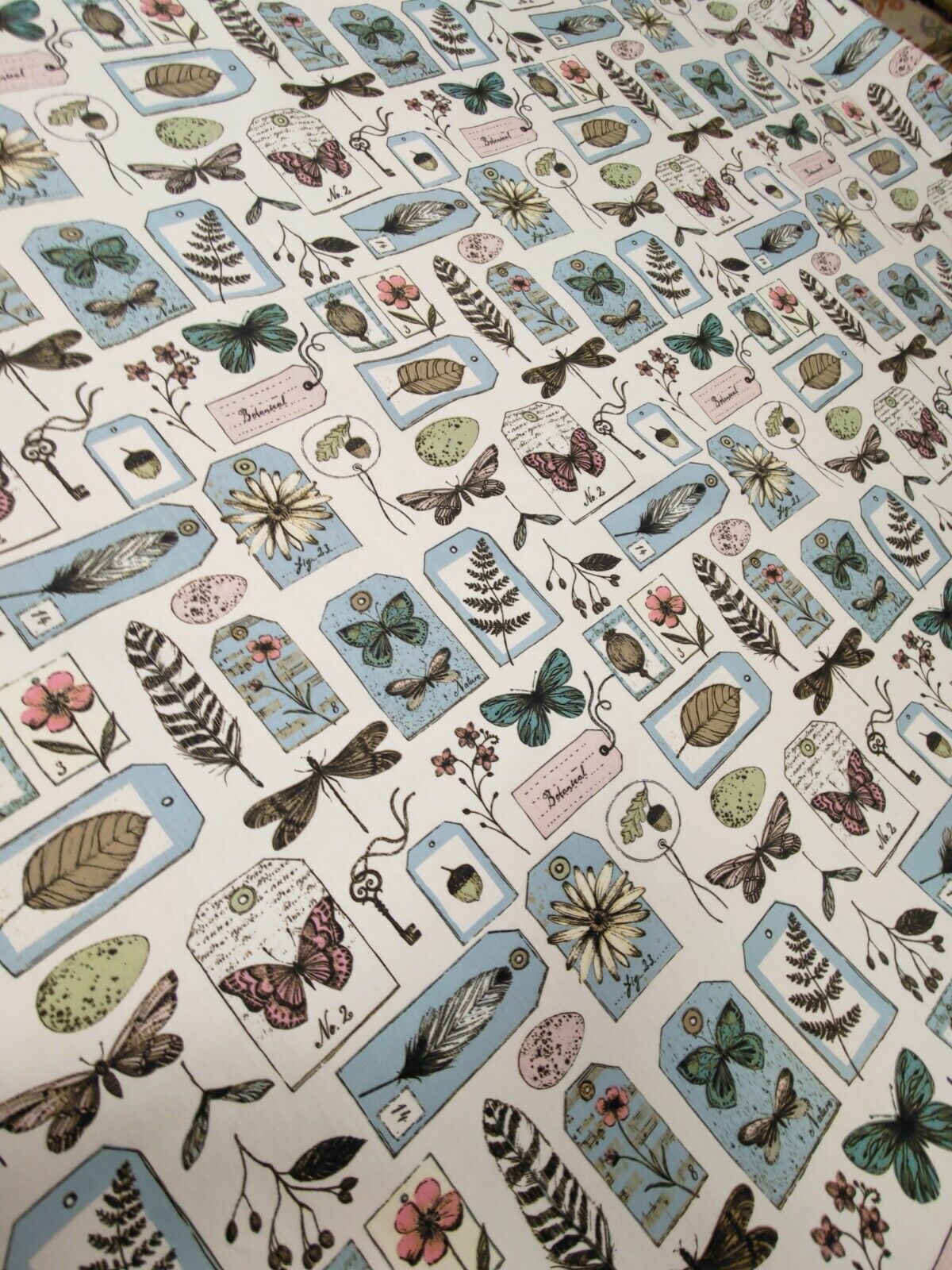 Clarke & Clarke Wildlife Multi Curtain Upholstery Fabric By The Metre