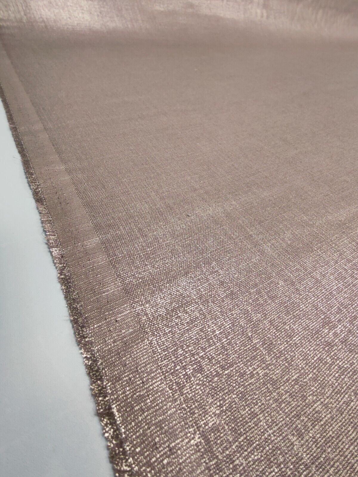 Clarke & Clarke Lumina Mauve Curtain Upholstery Fabric By The Metre