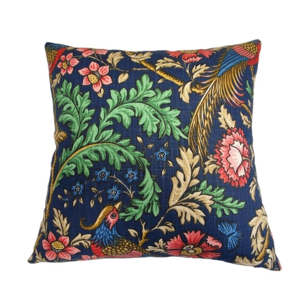 iLiv Oakmere Indigo/Carmine Cushion Cover