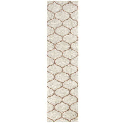 Moroccan Ivory Shaggy Rug | 630