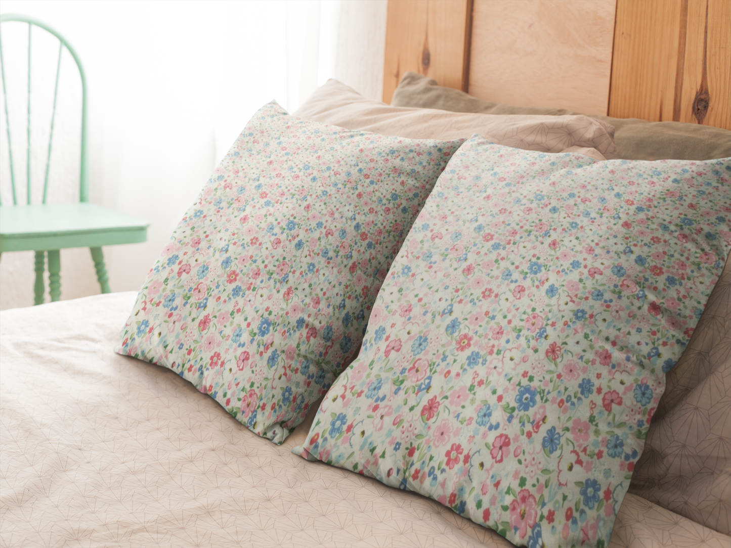 Sanderson Posy Floral Chintz 18" / 45cm Cushion Cover