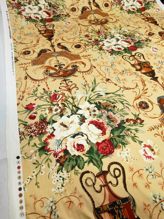 Vintage Cowtan & Tout Avignon Parc Curtain Upholstery Satin Fabric By The Metre