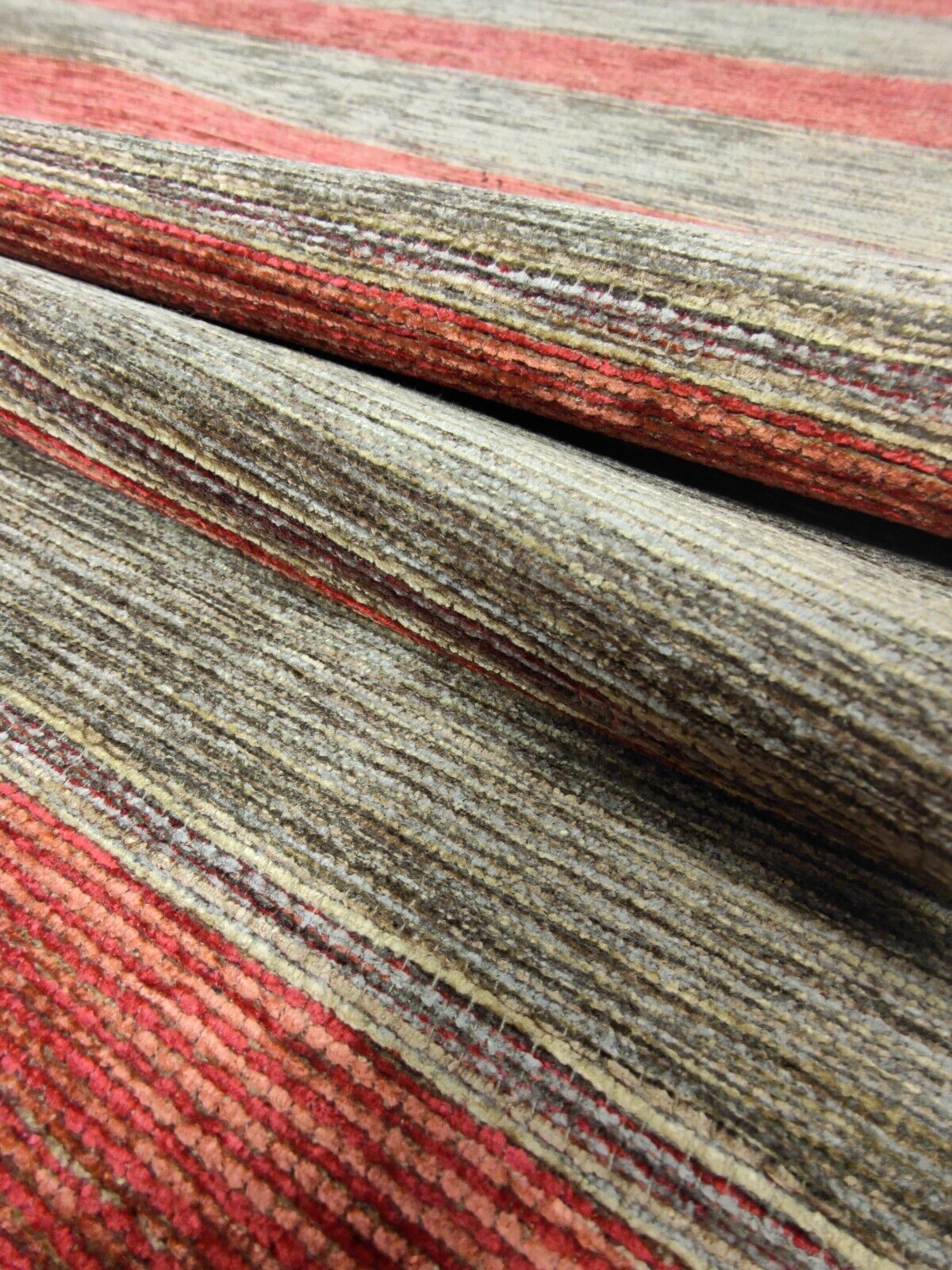 Heavyweight Traditional Aztec/Stripe Upholstery FR Fabric By Metre