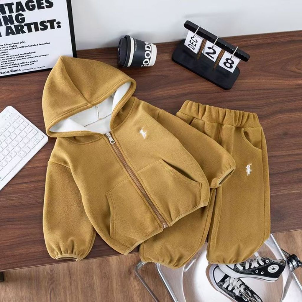 Two-piece Thickened Set For Warmth