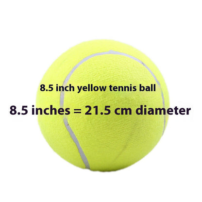 Tennis Pet Toy Inflatable Training Rubber Big Ball Elastic Ten Times Happy Corgi Golden Retriever