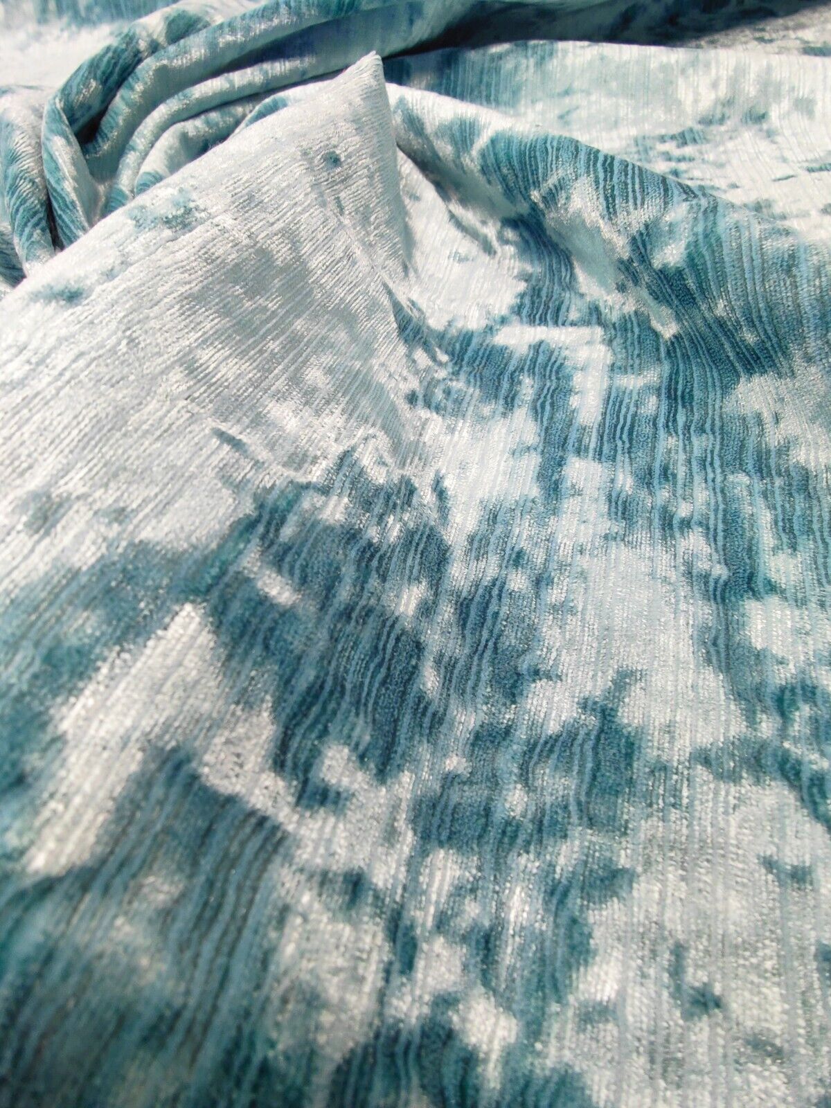 Mobus Chatsworth Turquoise Upholstery Fabric By The Metre