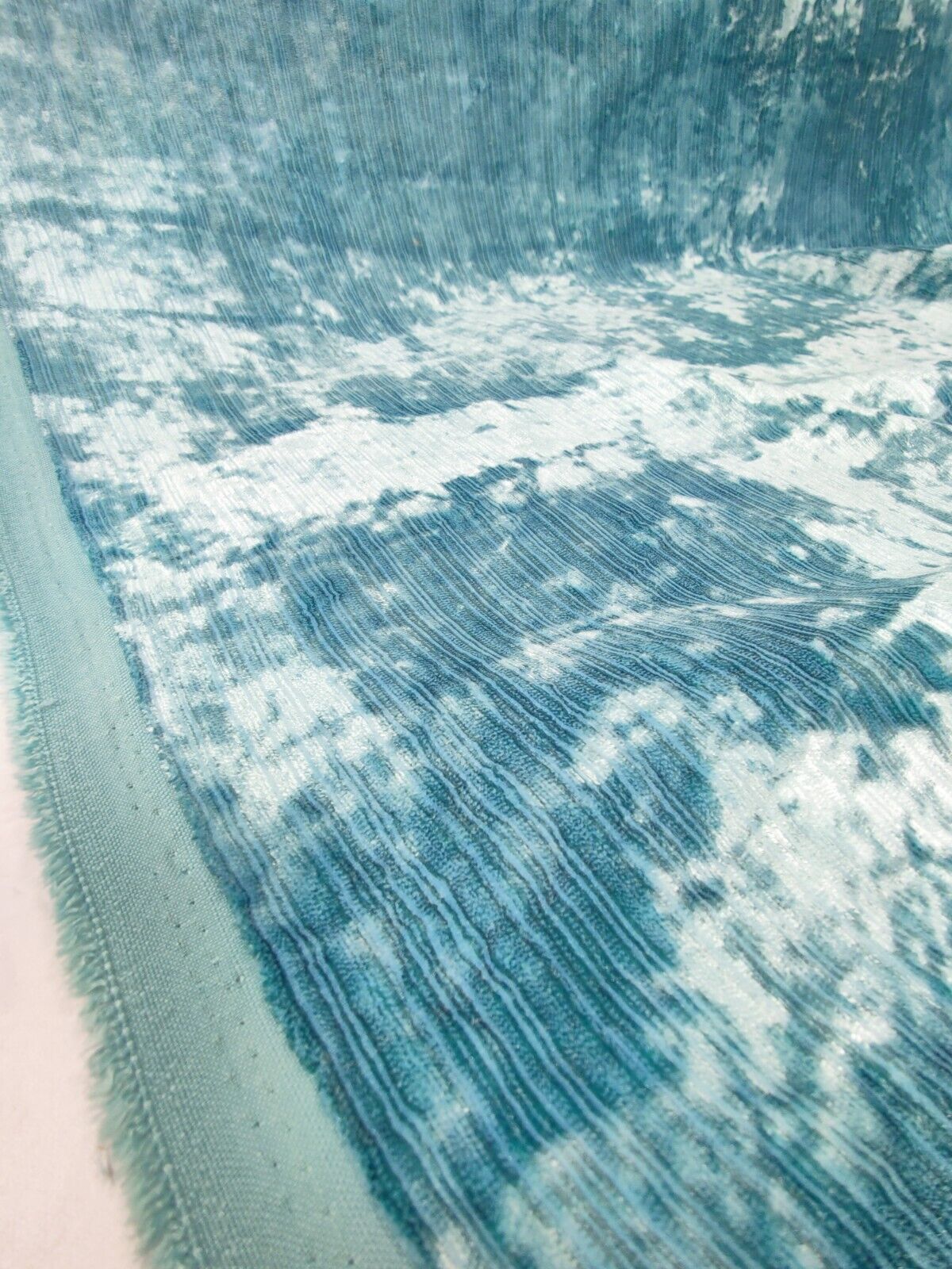 Mobus Chatsworth Turquoise Upholstery Fabric By The Metre