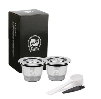Coffee capsule square hole shell
