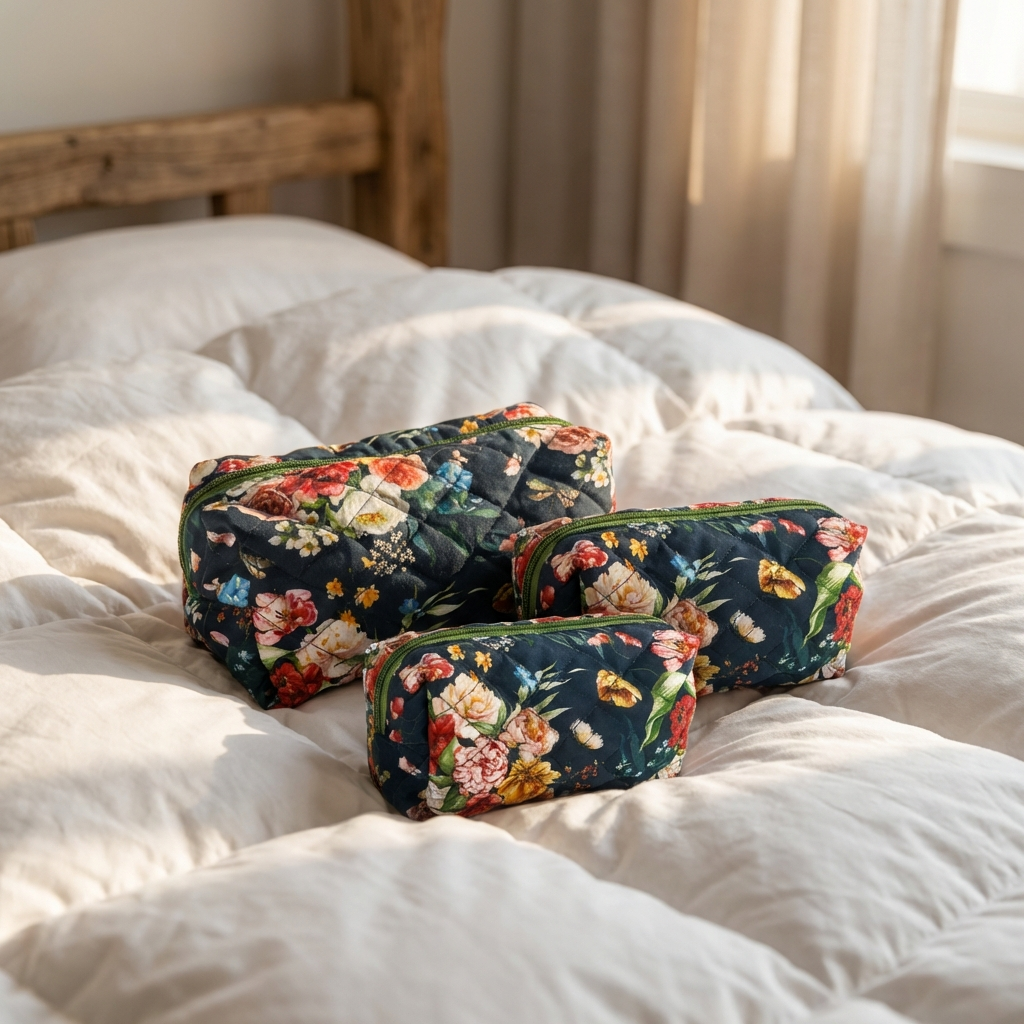 Set of 3 Make-Up Bags