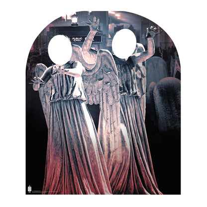 SC662 Weeping Angel SI child Cardboard Cut Out Height 115cm