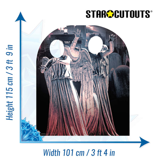 SC662 Weeping Angel SI child Cardboard Cut Out Height 115cm