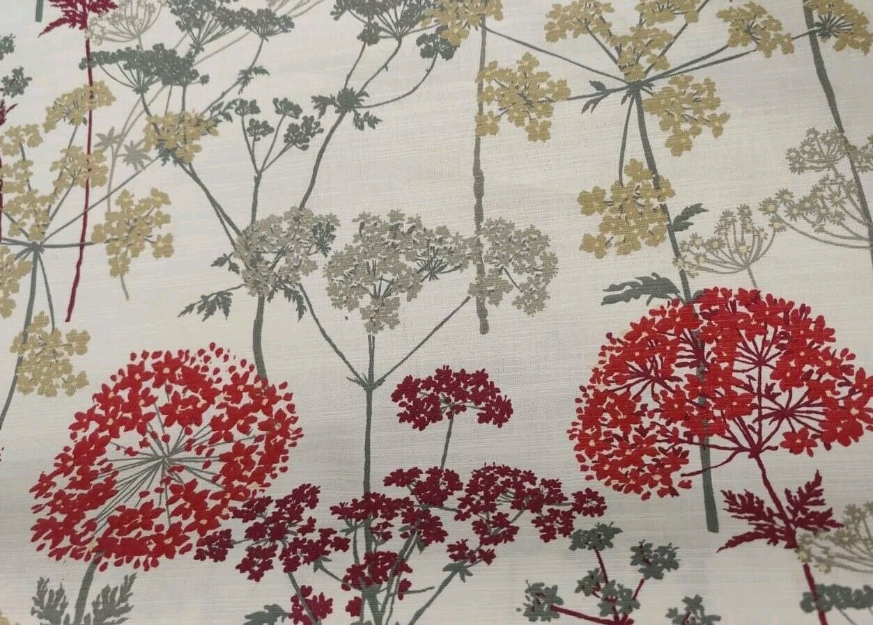 iLiv Hedgerow Ruby Curtain Upholstery Fabric 4 Metres